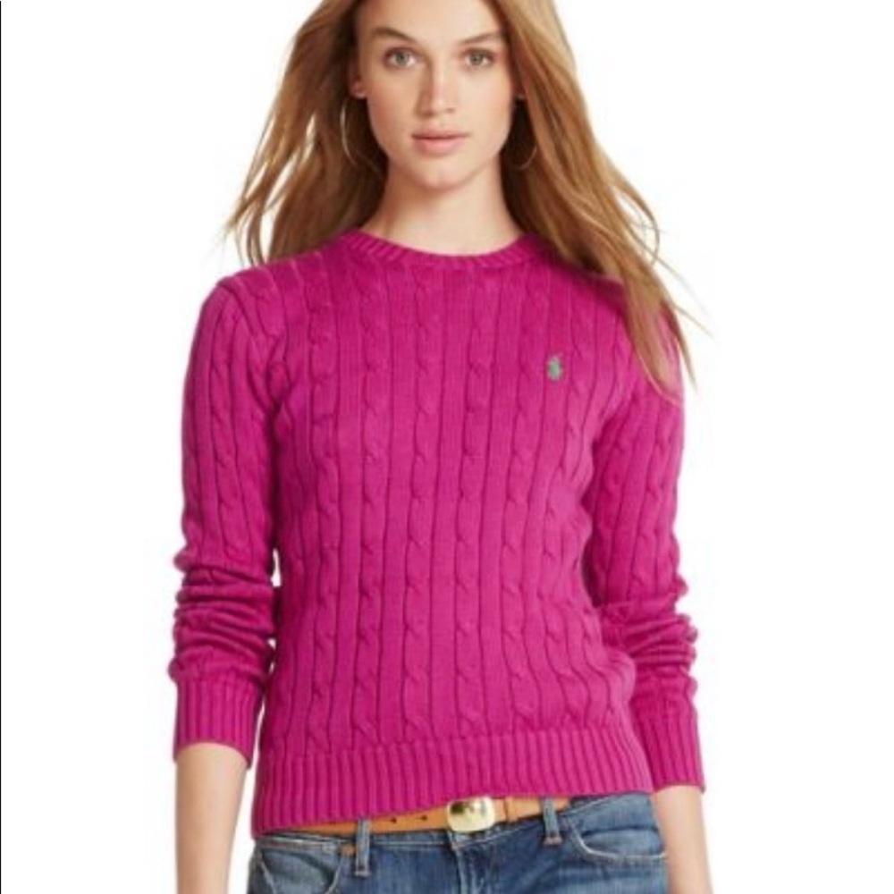 Ralph Lauren Blue Label Cable Sweater